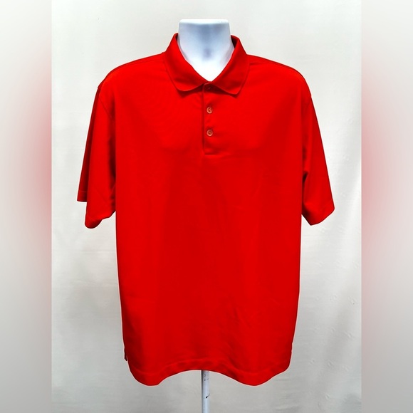 Nike Other - NIKE DRI-FIT Men’s orange polo golf‎ shirt size XL.